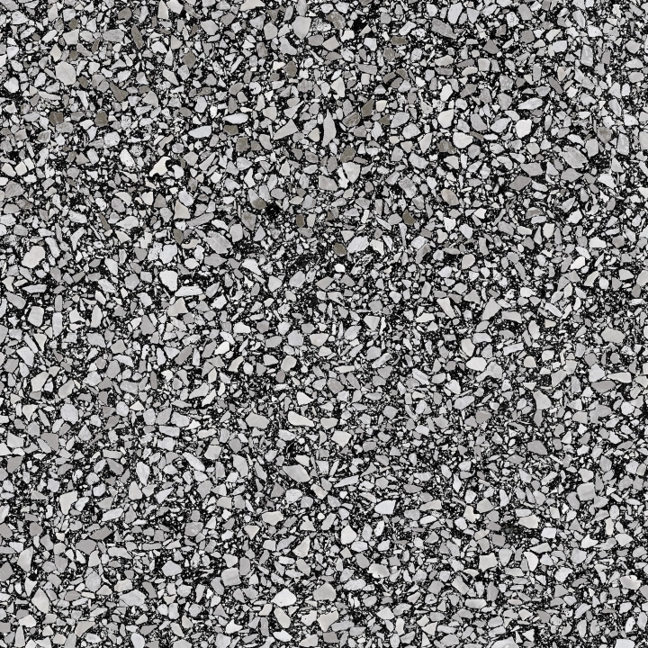 Casalgrande Padana Terrazzo Black błyszcząca 60x60 cm gr. 9 mm
